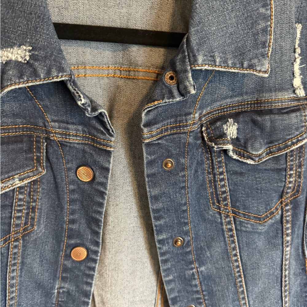 Lane Bryant Classic Blue Denim Jacket - Picture 3 of 4